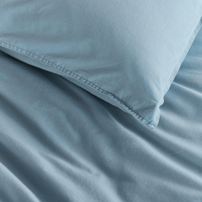 Beddinghouse Organic Basic Dekbedovertrek 200 x 200/220 cm - Blauw