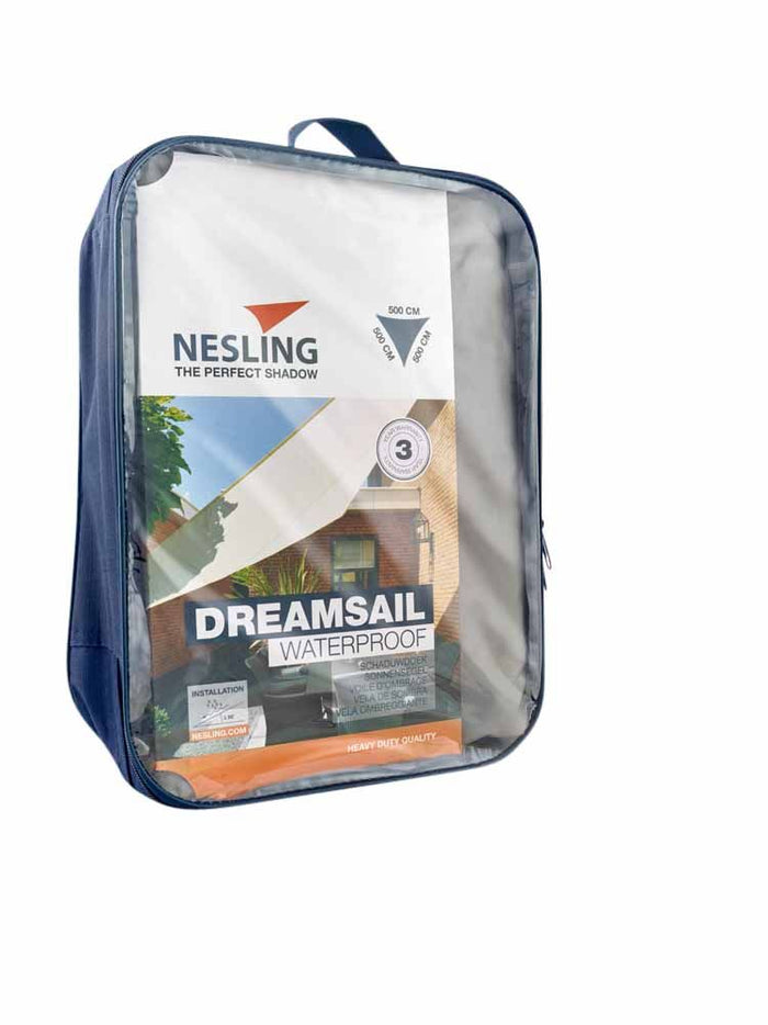 Nesling Dreamsail Schaduwdoek Grijs 500 x 500 x 500 cm