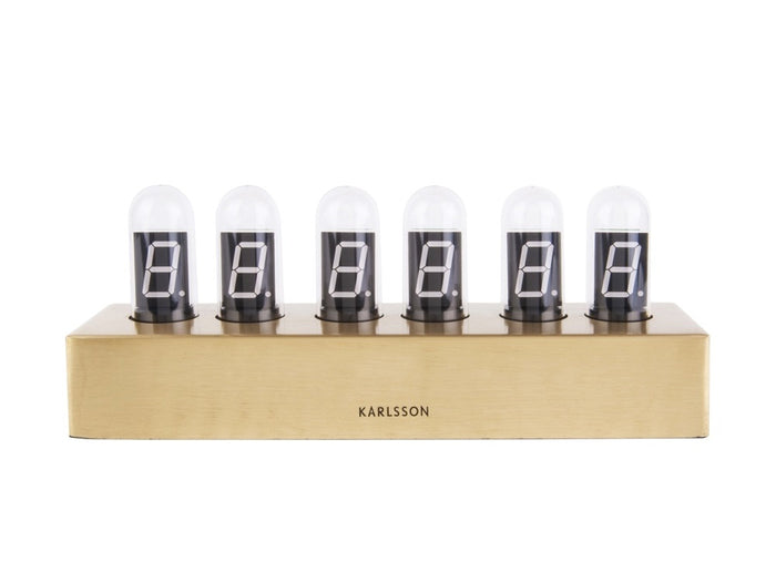 Karlsson Cathode Tafelklok - Goud