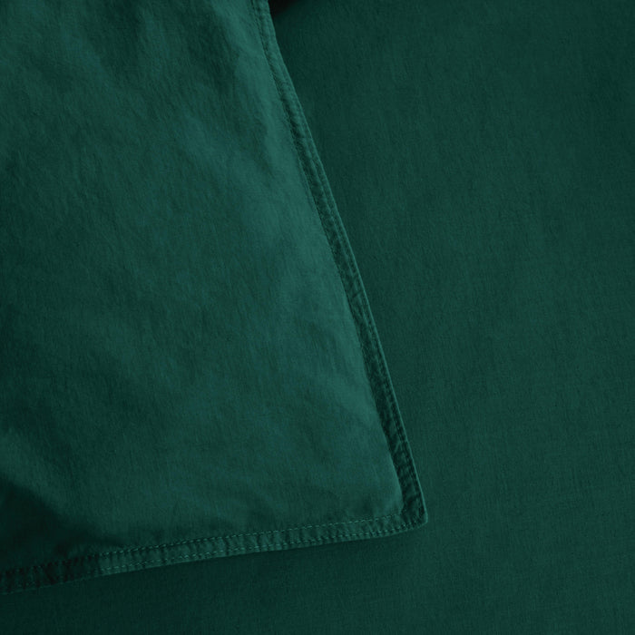 Beddinghouse Organic Basic Dekbedovertrek 140 x 200/220 cm - Donkergroen