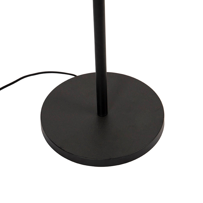 QAZQA Moderne vloerlamp zwart 5-lichts - Facil