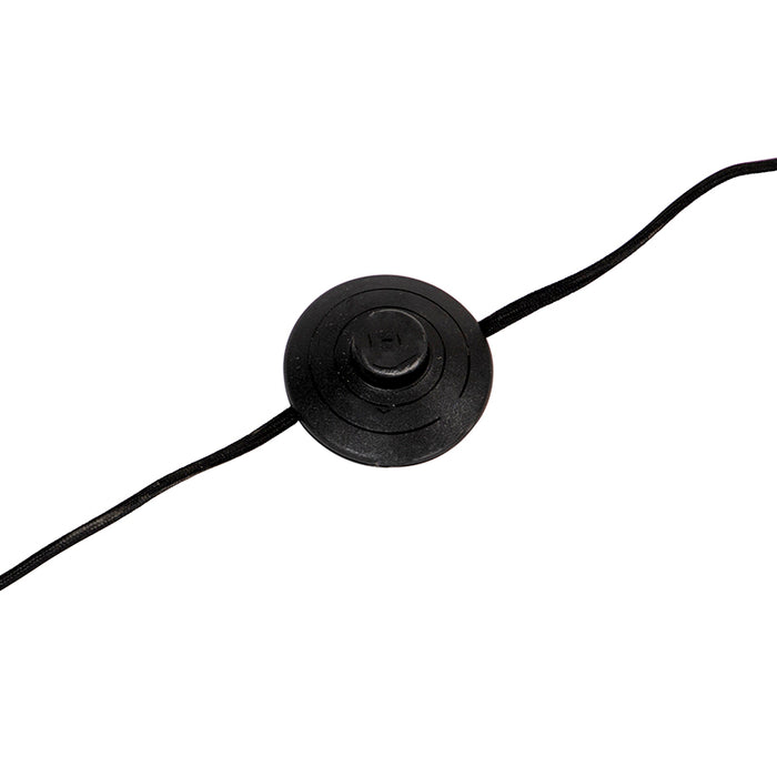 QAZQA Moderne vloerlamp zwart 5-lichts - Facil