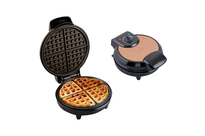 Buccan - Keukenmachine - Wafelijzer - 1200W - Roségoud