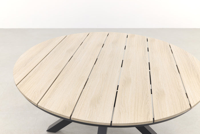 Jasmine natural | GI Edison 122 cm. - ronde tuinset