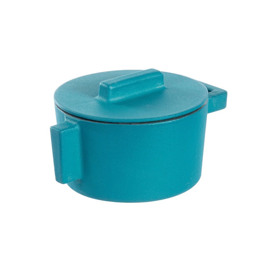 Braadpan Blauw 10 cm incl deksel - Sambonet