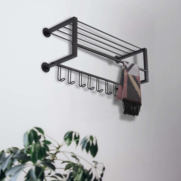 Ylumen Kapstok Small-Black B 70 cm H 37 cm zwart