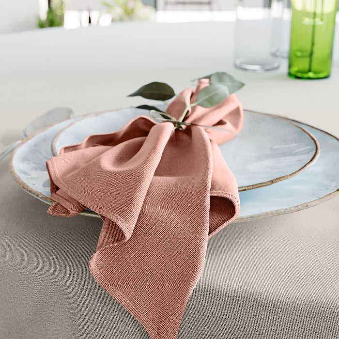 Mistral Home-set van 4 servetten-43x43 cm-Terracotta