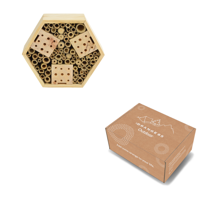Orange85 Insectenhotel Hexagon 22,5x20x7,5 cm