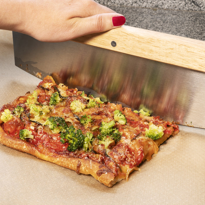 Krumble Pizzames met houten handvat