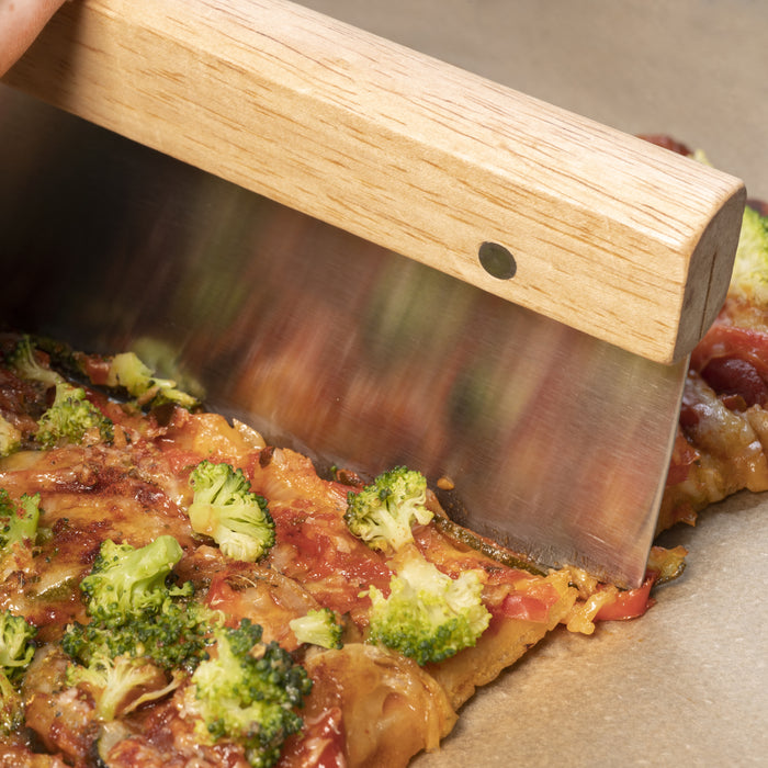 Krumble Pizzames met houten handvat