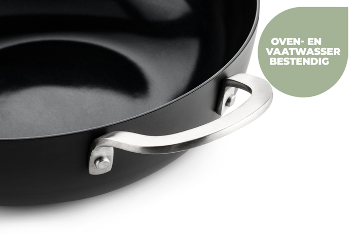 ISENVI Murray keramische kookpan 28 CM - RVS greep