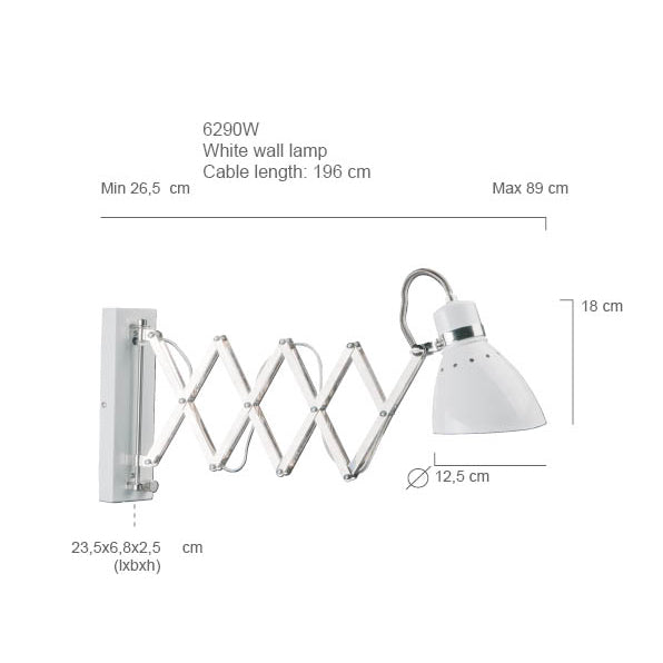 Steinhauer Wandlamp Spring Wit 6290W