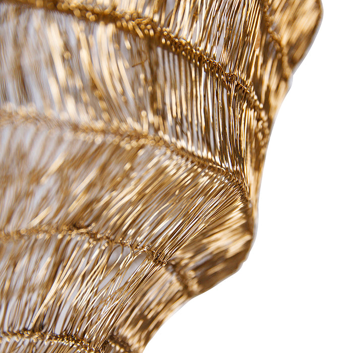 QAZQA Oosterse plafondlamp goud 45 cm - Vadi