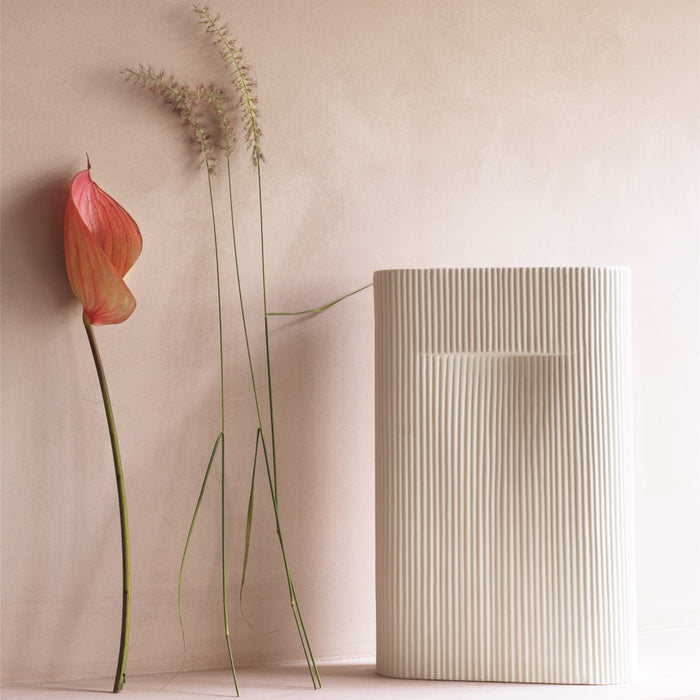 Muuto Ridge Vaas 35 cm - Wit