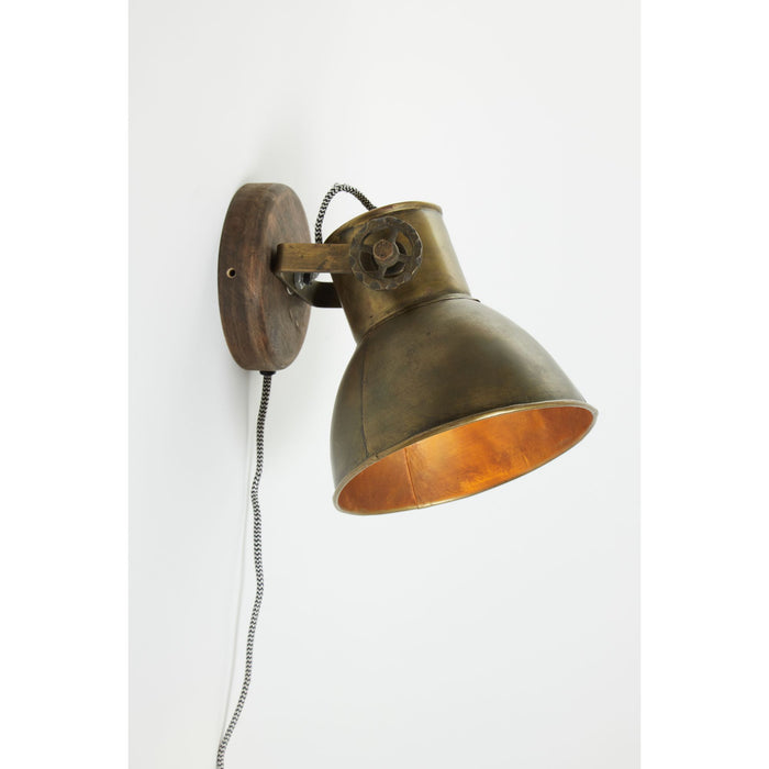 Light & Living Wandlamp Elay - Antiek Brons - 20x18x19cm