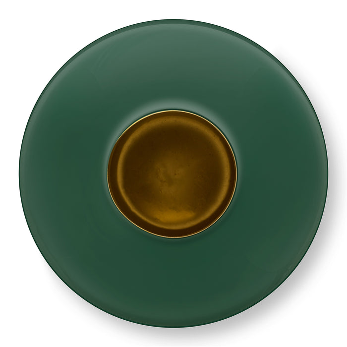 Pip Studio Metalen Vaas H 32 cm - Donkergroen