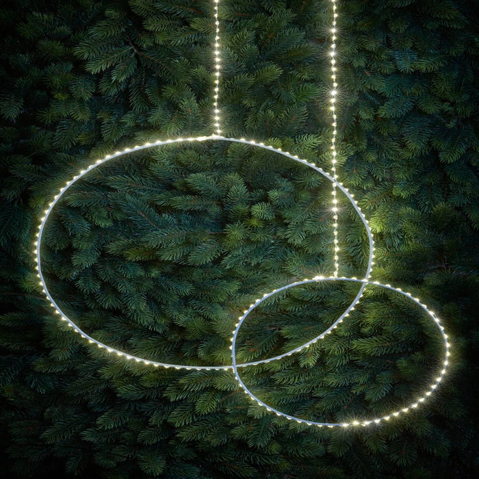 Luca Lighting Cirkel Kerst Sfeerverlichting Ø 50 cm - Classic Wit