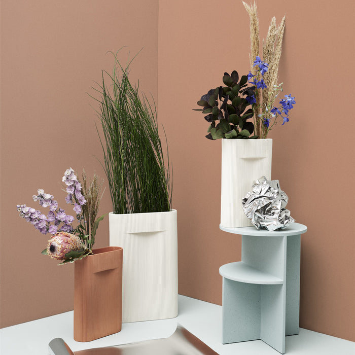 Muuto Ridge Vaas 50 cm - Wit