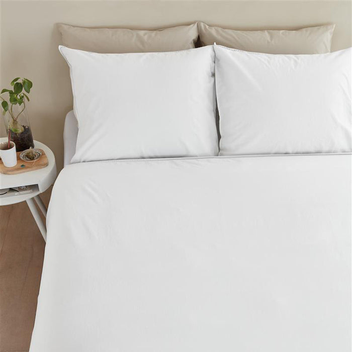 Beddinghouse Organic Basic Dekbedovertrek 140 x 200/220 cm - Wit