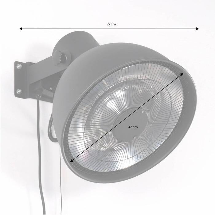 sweeek - Elektrische terrasverwarmer 2000W