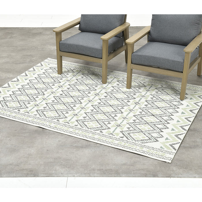 Garden Impressions Buitenkleed Marakech groen|blauw 160x230 cm