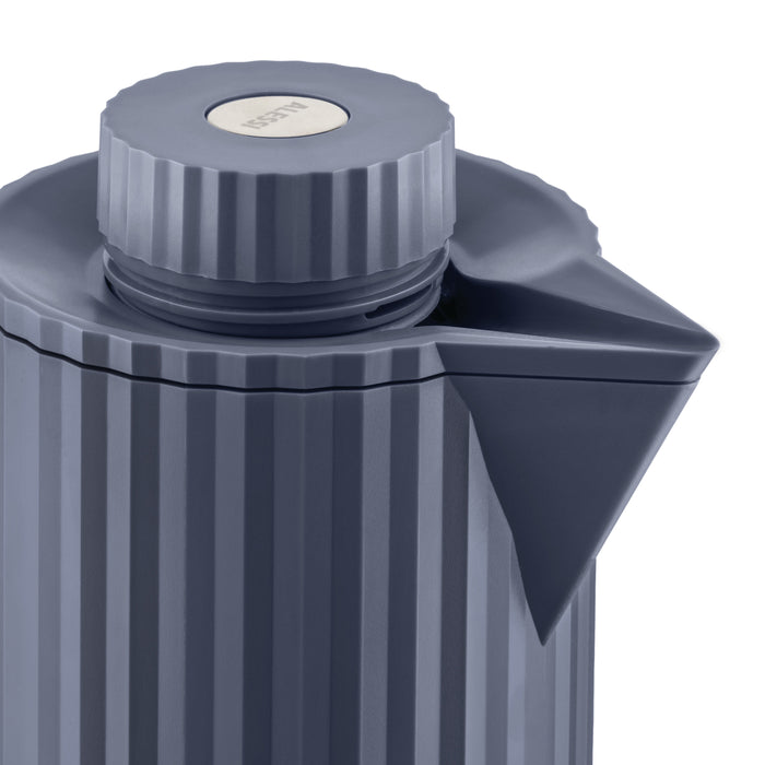 Alessi Plissé Vacuüm Thermoskan 1 L - Grijs
