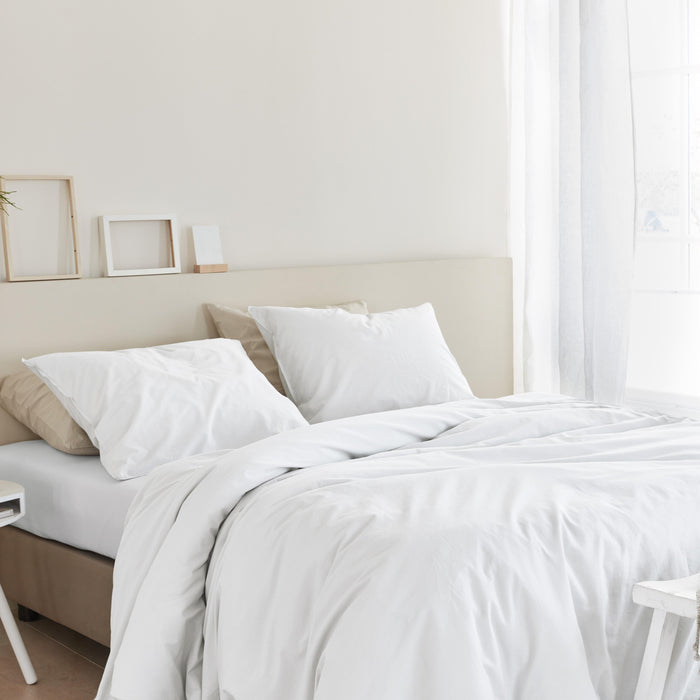 Beddinghouse Organic Basic Dekbedovertrek 200 x 200/220 cm - Wit