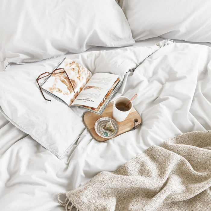 Beddinghouse Organic Basic Dekbedovertrek 200 x 200/220 cm - Wit