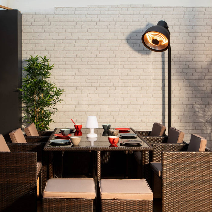 sweeek - Staande terrasverwarmer halogeen 2000W