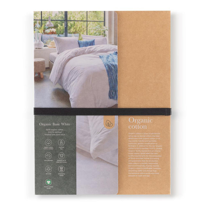 Beddinghouse Organic Basic Dekbedovertrek 240 x 200/220 cm - Wit