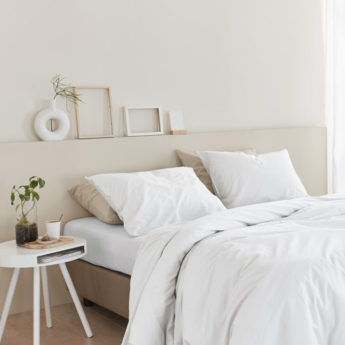 Beddinghouse Organic Basic Dekbedovertrek 240 x 200/220 cm - Wit