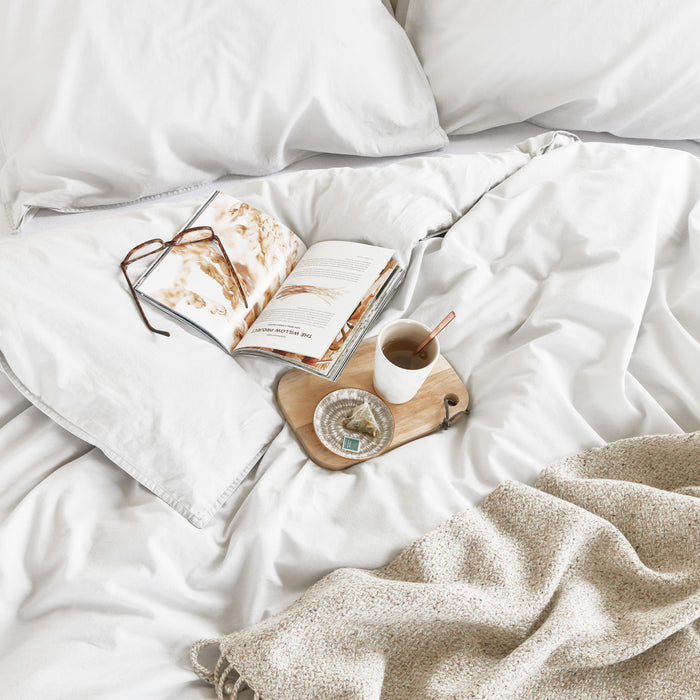 Beddinghouse Organic Basic Dekbedovertrek 240 x 200/220 cm - Wit