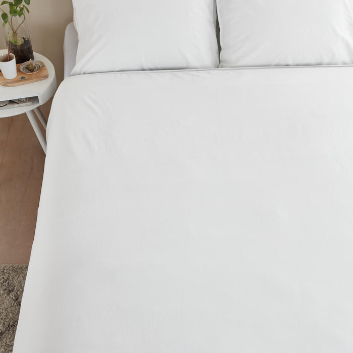 Beddinghouse Organic Basic Dekbedovertrek 240 x 200/220 cm - Wit