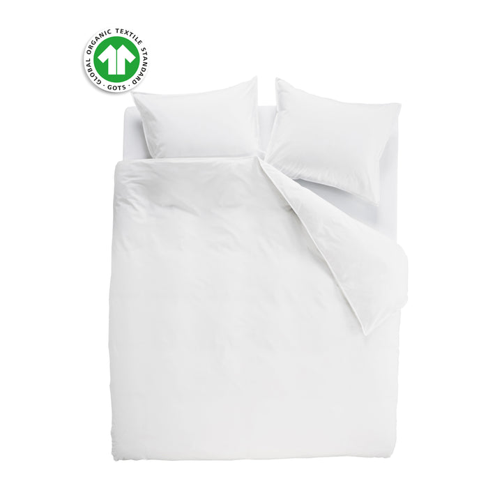Beddinghouse Organic Basic Dekbedovertrek 240 x 200/220 cm - Wit