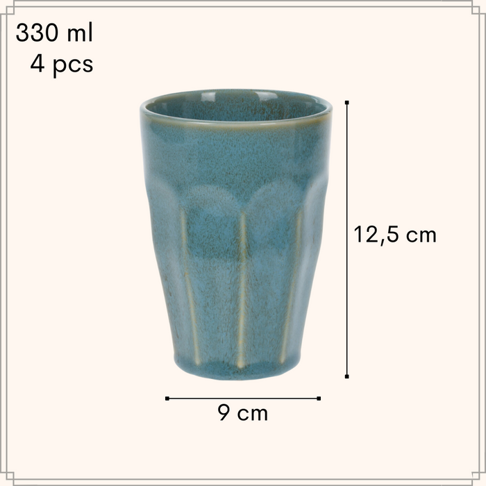 OTIX Cappuccino Mokken 330 ml Koffiekopjes Koffietassen Latte Macch...