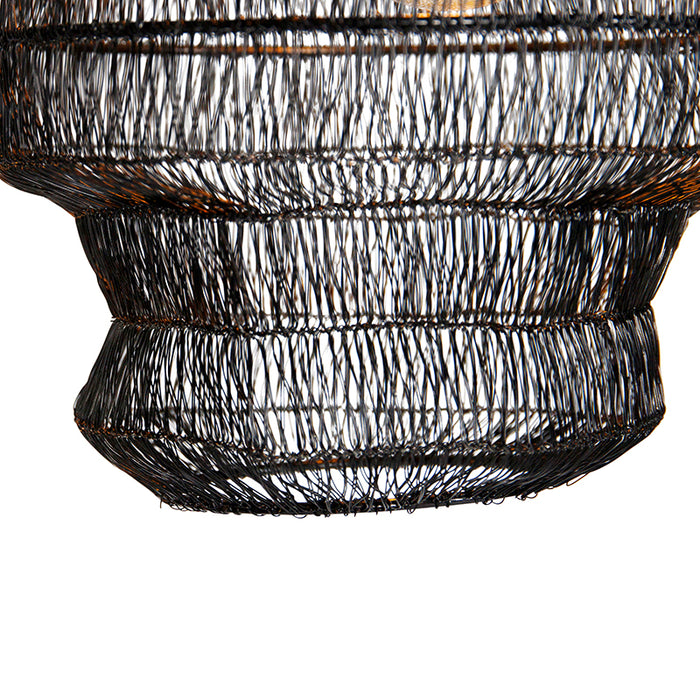 QAZQA Hanglamp vadi - Zwart - Oosters - D 400mm