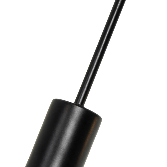 QAZQA Plafondlamp facil - Zwart - Art Deco - D 48cm