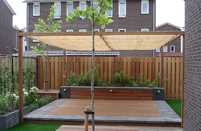 Nesling Harmonica Schaduwdoek Zand 290 x 300 cm