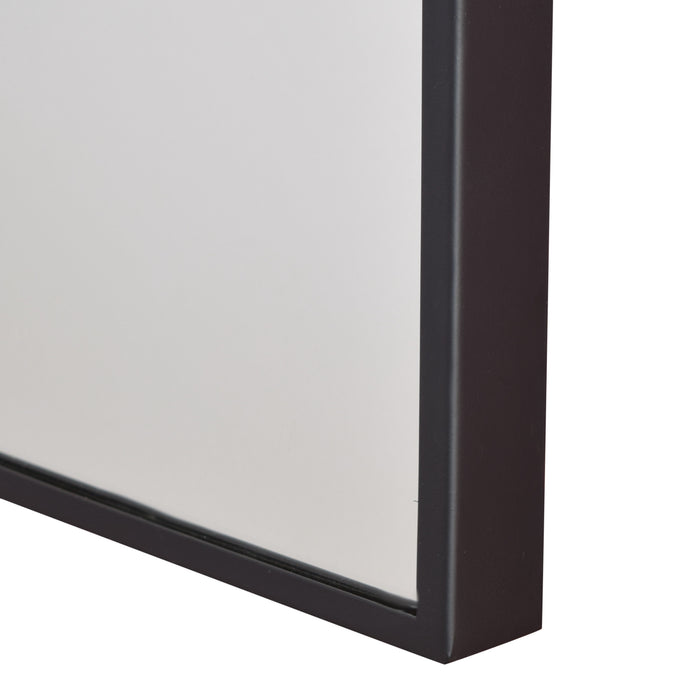 LOFT42 Industry Rectangle Spiegel - Metaal - Mat Zwart - 60x40x4