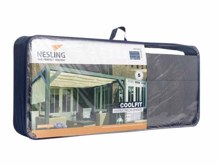 Nesling Harmonica Schaduwdoek Antraciet 290 x 300 cm