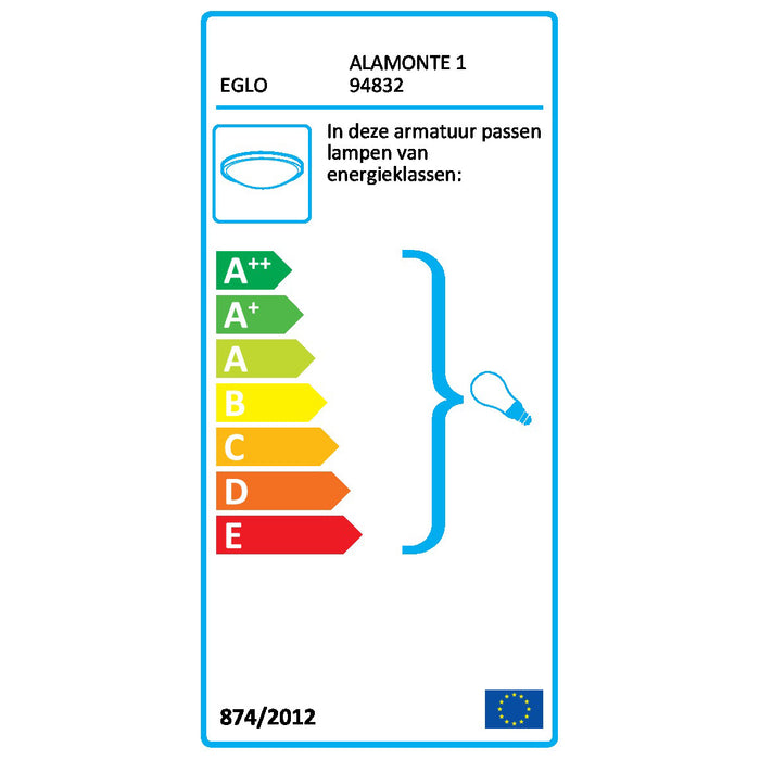 EGLO Alamonte Wand/Plafondlamp