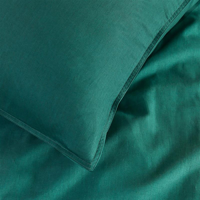 Beddinghouse Reuse Dekbedovertrek 200 x 200/220 cm - Donkergroen