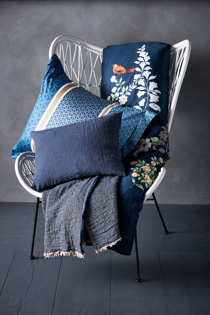 Vandyck Dekbedovertrek PURITY 79 Nightblue 140x220 cm (linnen |