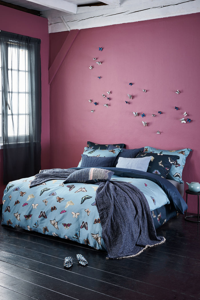 Vandyck Dekbedovertrek PURITY 79 Nightblue 140x220 cm (linnen |