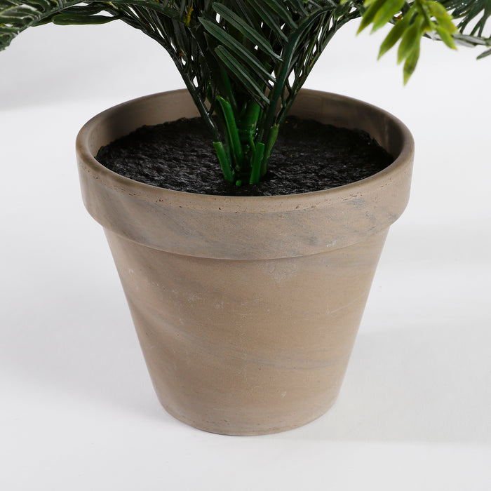 Mica Decorations Cycas Palm Kunstplant - H37 x Ø44 cm - Groen