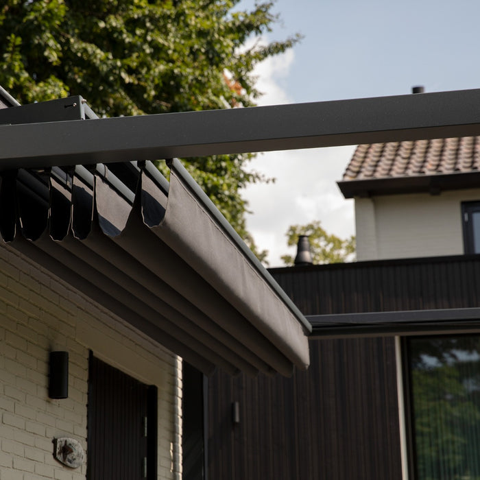 Nesling Harmonica Schaduwdoek Antraciet 290 x 400 cm