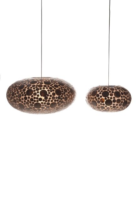 villaflor Hanglamp Coin Gold 60cm ufo
