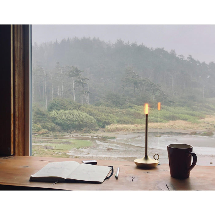 Graypants Wick tafellamp LED oplaadbaar zwart