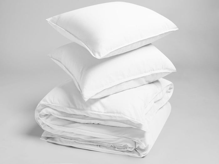 Yumeko overtrekset gewassen katoen satijn white 240x220 + 2|60x70