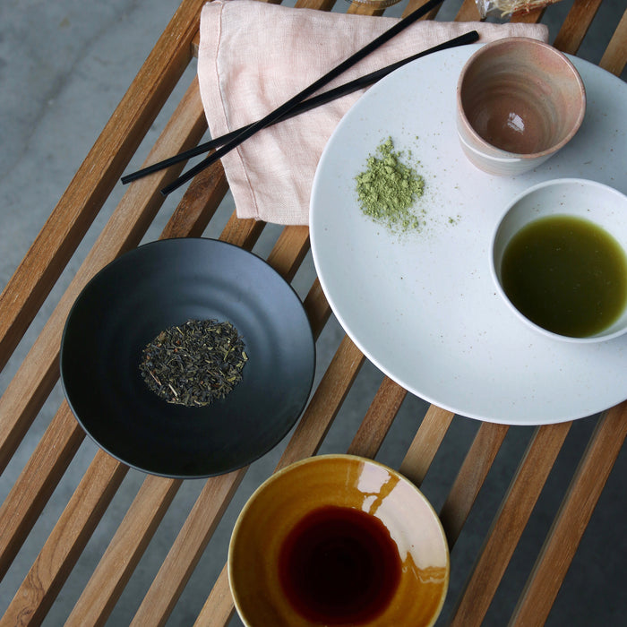 HKliving Kyoto Bord Ø 13,8 cm - Bruin